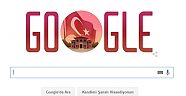 GOOGLE CUMHURİYET BAYRAMI'NI UNUTMADI